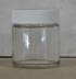 short glass jar