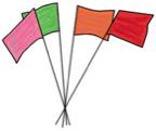 wire stake flags