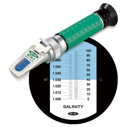 Salinity Hydrometer Chart