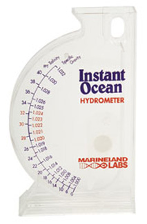 Salinity Hydrometer Chart